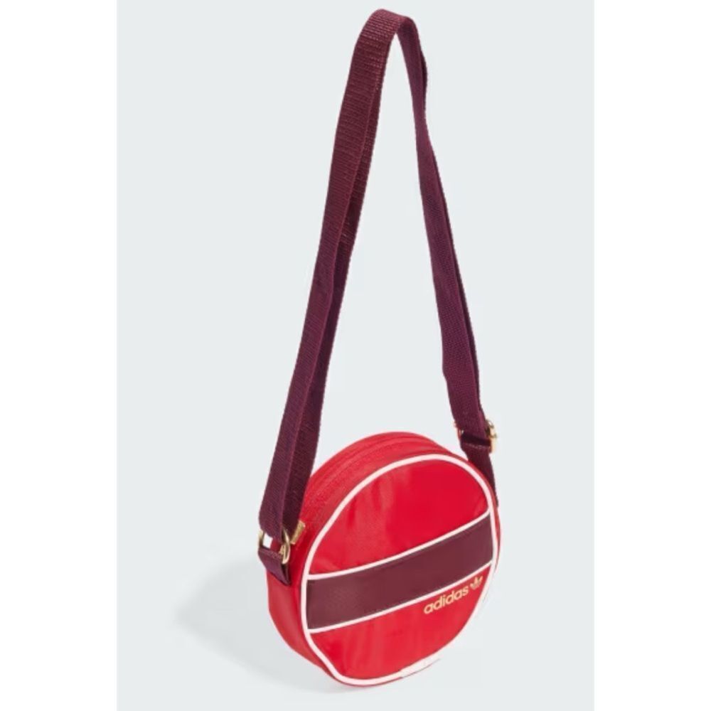 RARE~ Adidas Originals SPORTS ROUND BAG BETTER SCARLET IX7448 TAKSE ~ NWT - Picture 3 of 7
